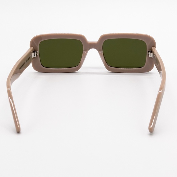 NEW SAINT LAURENT SL 534 SUNRISE 007 WOMEN SUNGLASSES SL534 BEIGE GREEN EYEWEAR - Picture 6 of 11